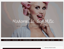 Tablet Screenshot of mademoisellesenmele.fr